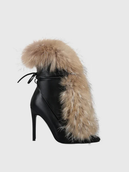 Faux Fur Ankle Boots