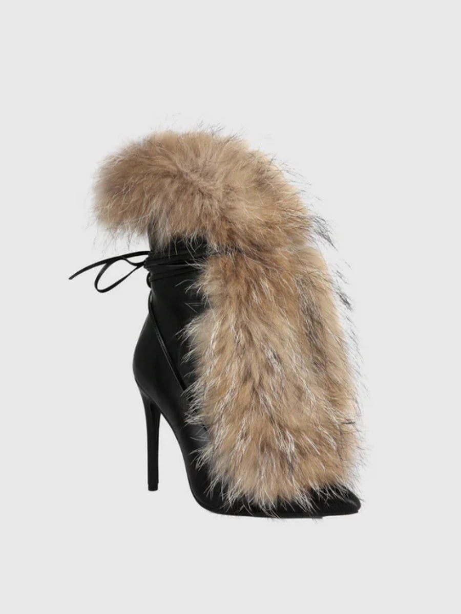 Faux Fur Ankle Boots