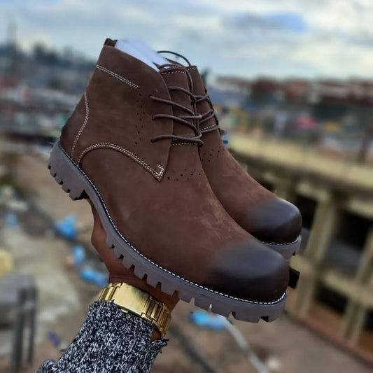 Genuine leather boots for men
