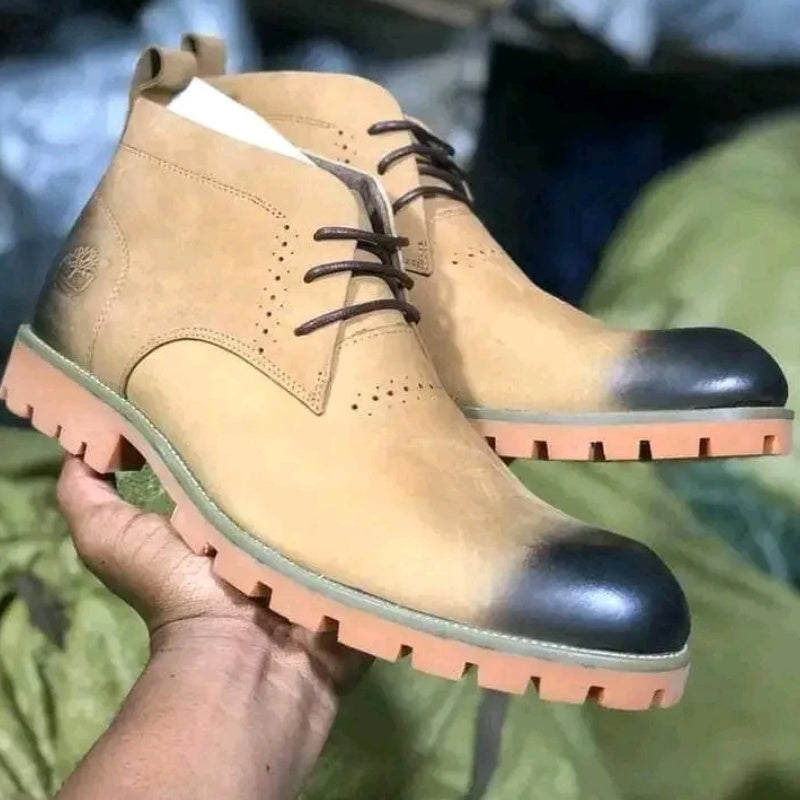 Genuine leather boots for men