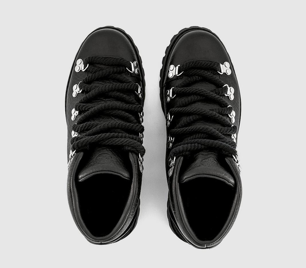 Premium Black Leather Boots