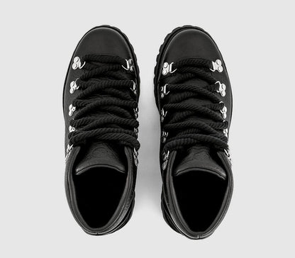 Premium Black Leather Boots