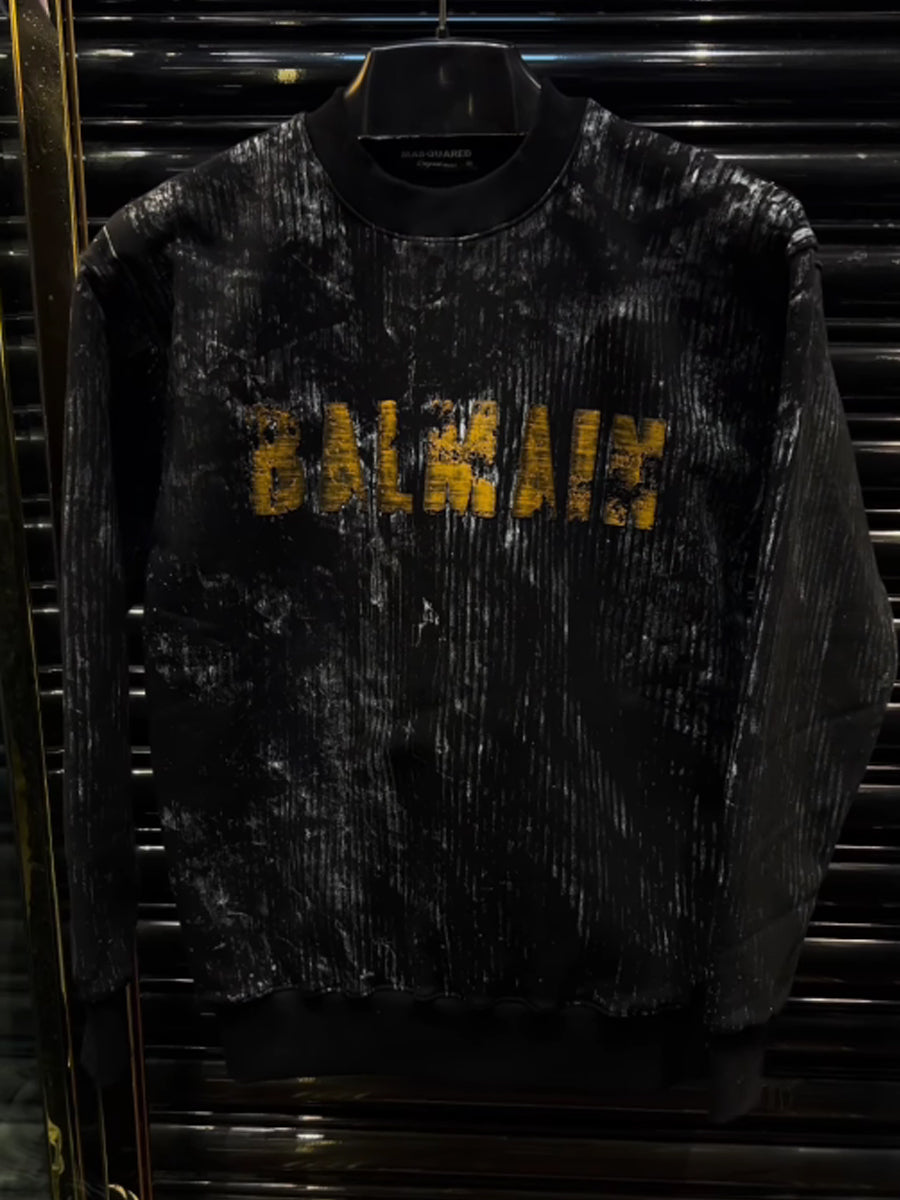 Men's Digital Print Rhinestone Sparkle Top