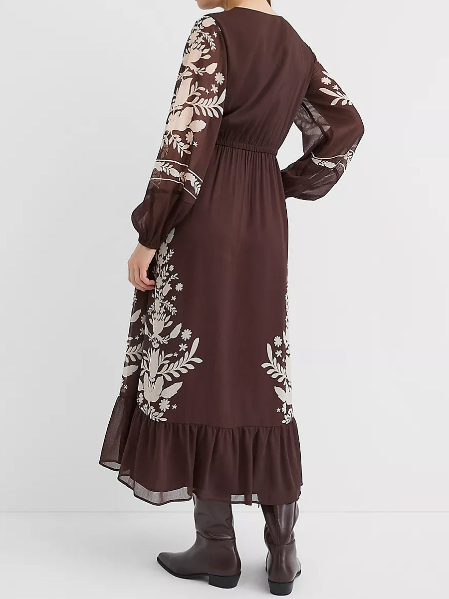 Floral Chiffon Dress