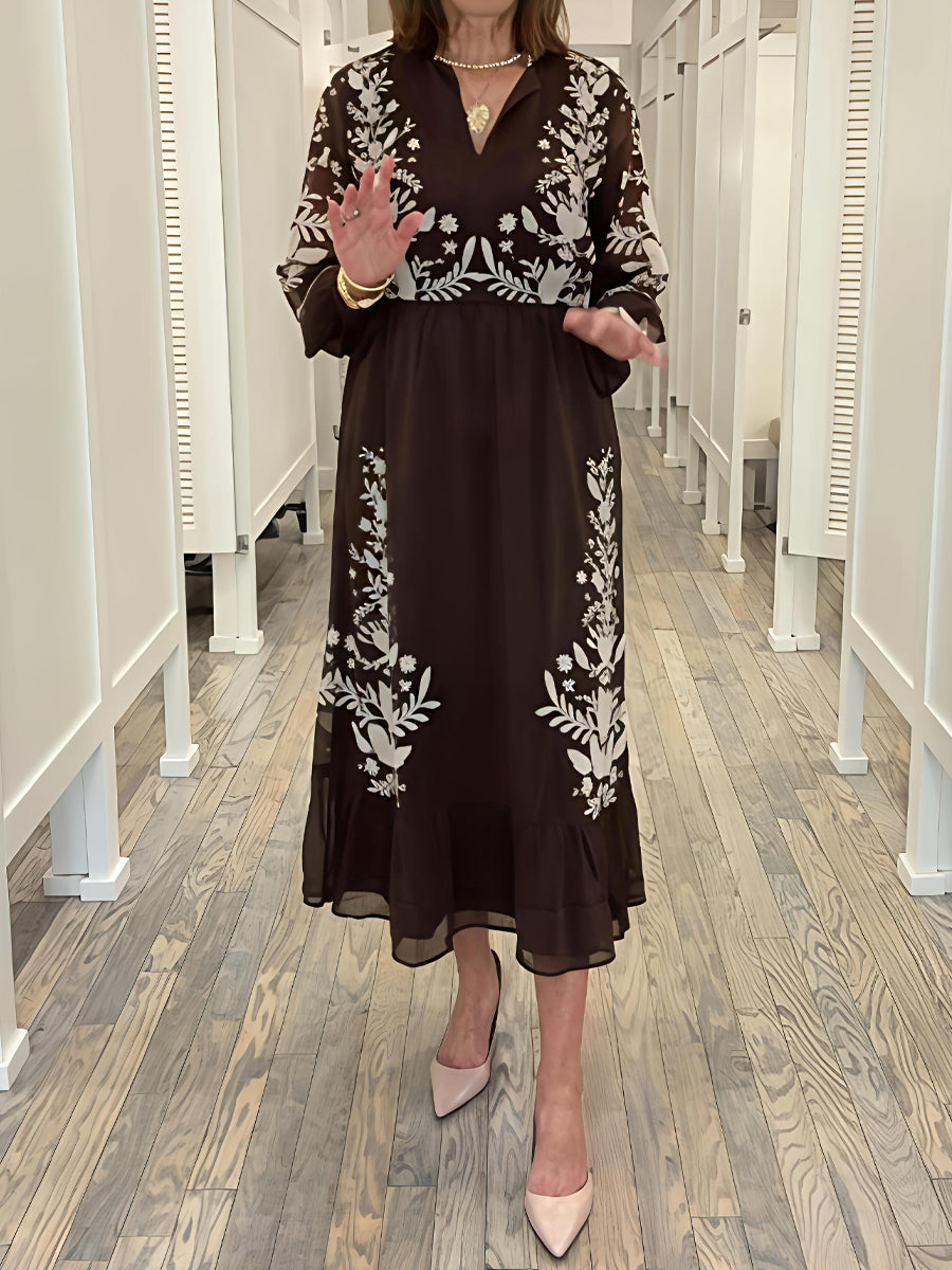 Floral Chiffon Dress