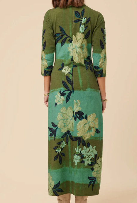 Classy Floral Stretch Maxi Dress