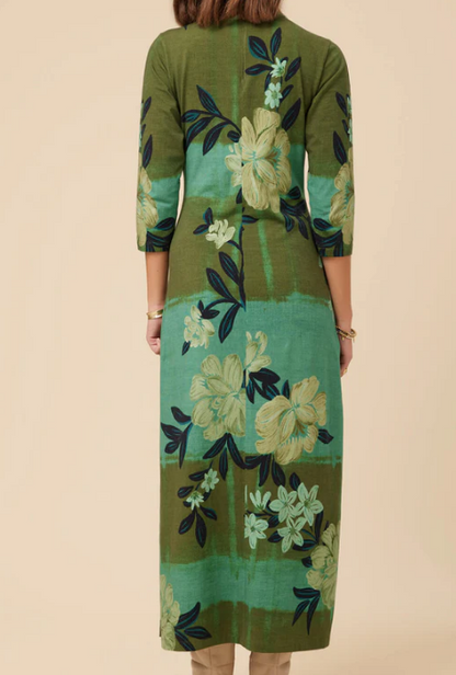 Classy Floral Stretch Maxi Dress